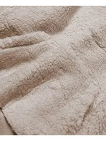 Teplý béžový dámsky teplákový komplet (YP-1104)