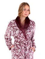 Dámsky župan Flora 2556 4803 mauve wine - Vestis