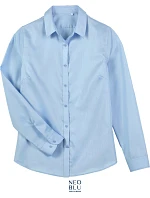 NEOBLU Blaise Women Mikrovláknová blúzka s dlhými rukávmi 24.3183 soft blue NEOBLU Blaise Women Mikrovláknová blúzka s dlhými rukávmi 24.3183 soft blue