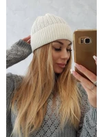 Tenká čiapka Veronica K249 ecru