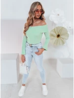 Dámska blúzka bez ramienok SHOWIT svetlozelená FashionStreet MY2430 Dámska blúzka bez ramienok SHOWIT svetlozelená FashionStreet MY2430