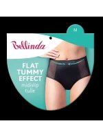 Dámske nohavičky FLAT TUMMY EFFECT MIDISLIP Drawstring Panties - BELLINDA - Black