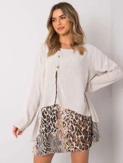 Šaty DHJ SK 21451.50 béžová