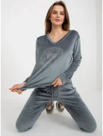 Dámska súprava RV KMPL 8442.23P šedomodrá - FPrice Dámska súprava RV KMPL 8442.23P šedomodrá - FPrice