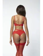 Podväzkový pás V-10722 červený - Axami