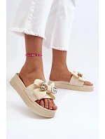 Šľapky na platforme, model 229724 Step in style Šľapky na platforme, model 229724 Step in style
