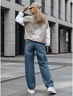 Dámska bunda OLDSCHOOL CHICAGO dark beige bomber FashionStreet BY1209