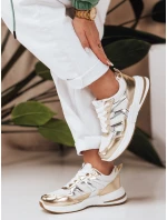 Dámske zlaté tenisky GOLDLINX FashionStreet ZY0594