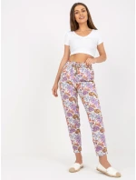 Nohavice D73771M61869M svetlo fialové