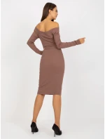 Dámske šaty EM SK 674 hnedé