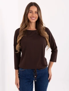 Blúzka RV BZ 4691.40P tmavohnedá