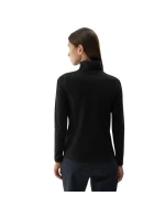 Dámska fleecová mikina W 4FAW23UFLEF031 20S black - 4F