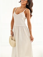 Šaty MI SK 22586.62 svetlo béžové