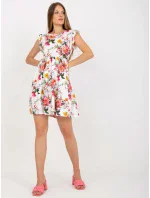 Dámske šaty RV SK 8020 biele a červené