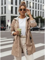 Dámska prechodná bunda parka MEROY béžová FashionStreet TY4288