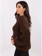 Jumper MI SW 1610.18 tmavohnedý