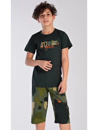 Detské pyžamo kapri Army Detské pyžamo kapri Army