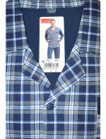 Luna 797 dlhé/r 3XL pánske pyžamo bez zipsu