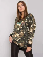 Dámska tunika s vojenským vzorom 7351 - FPrice