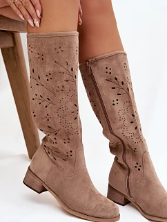 Topánky na klinoch Acorn NS596P beige - Seastar