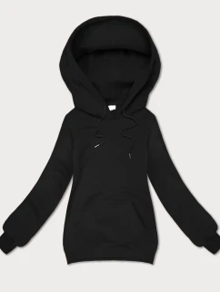 Voľná klokanová mikina S'West black (B-11#)