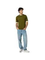 Pánske tričko Champion SS Tee olive 220273 GS585 pánske