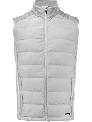 Cutter & Buck Oak Harbor Vest Men Pánska hybridná vesta 68.1476 strieborná Cutter & Buck Oak Harbor Vest Men Pánska hybridná vesta 68.1476 strieborná
