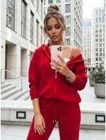 Dámska tepláková súprava AMILIA PREMIUM červená FashionStreet AY0742