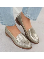 Dámske metalické zlaté Potocki 12581