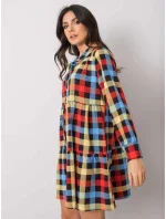 Šaty DHJ SK 12808.64P čierna a červená