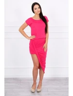 Asymetrické fuchsiové šaty Asymetrické fuchsiové šaty