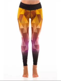 Dámske fitness legíny Six Deuce Nefertari SD-3850-YEPI - Litex