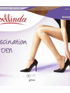 Dámske lesklé pančuchy FASCINATION 15 Den Bronze - Bellinda