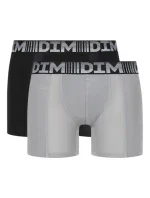 Pánske športové boxerky 2 ks DIM 3D FLEX AIR LONG BOXER 2x - DIM - šedá Pánske športové boxerky 2 ks DIM 3D FLEX AIR LONG BOXER 2x - DIM - šedá