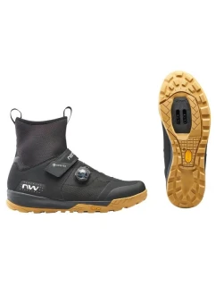 Cyklistická obuv NORTHWAVE Kingrock Plus Gtx black honey - 46