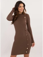 Šaty AT SK 2345 2.32 hnedé