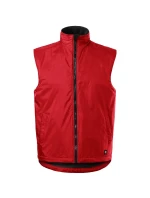 Teplá vesta unisex červená