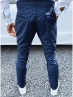 Pánske tmavomodré chinos nohavice FashionStreet UX4402 Pánske tmavomodré chinos nohavice FashionStreet UX4402