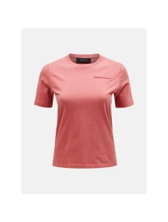 Tričko Peak Performance W Original Small Logo Tee pink