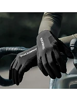 Cyklistické rukavice Rockbros jar/leto/jeseň, plné, veľkosť: XXL - čierne