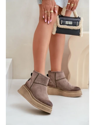 Snehové topánky model 203579 Krok vo veľkom štýle Snehové topánky model 203579 Krok vo veľkom štýle