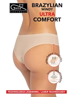 Dámske brazílske nohavičky 41670 Windy Ultra Comfort Black - Gatta