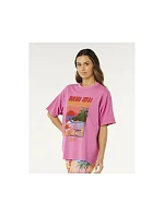 Dámske tričko RIP CURL Hayley O Heritage Tee, ružové