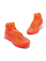 Pánske tenisky Playmaker Pro Mid Laser M 378327 01 Neon Orange - Puma