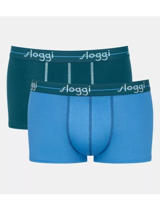 Pánske boxerky Start Hipster C2P box - UNKNOWN - tyrkysová V017 - SLOGGI Pánske boxerky Start Hipster C2P box - UNKNOWN - tyrkysová V017 - SLOGGI