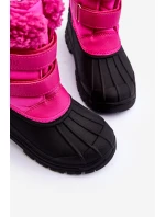 Dziecięce Śniegowce Na Rzepy Big Star Fuksja MM374112