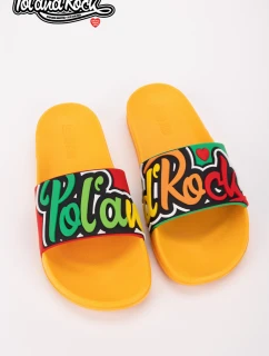 Klapki Pol'and'Rock Festival X Big Star SS174507 Żółte