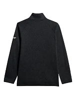 Pánsky fleece 4F M443 deep black melange 4FWSS26TFLEM443 20M Pánsky fleece 4F M443 deep black melange 4FWSS26TFLEM443 20M