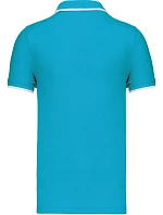 Kariban K 245 Pánske kontrastné polo tričko z piké 20.K245 svetlo tyrkysová/biela/námornícka modrá Kariban K 245 Pánske kontrastné polo tričko z piké 20.K245 svetlo tyrkysová/biela/námornícka modrá