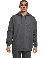 Build your Brand BB 006 Oversize mikina s kapucňou z hrubej bavlny 56.B006 čierna